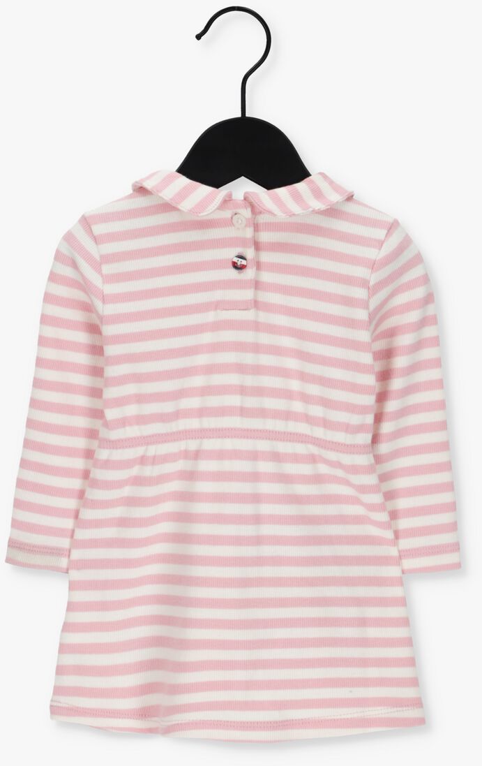 TOMMY HILFIGER roze tommy hilfiger  baby fine rib dress l/s