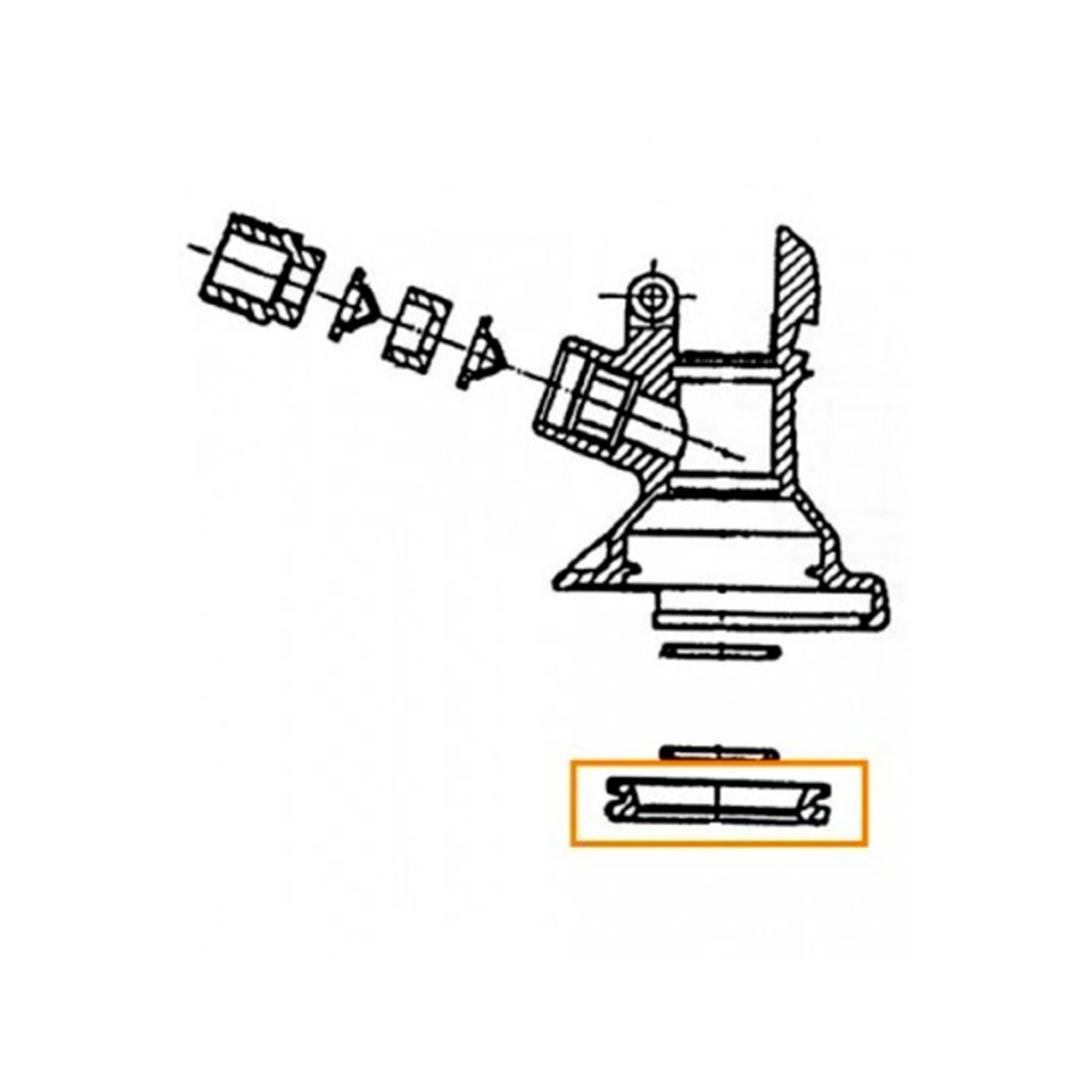 Hauptdichtung für Keg - Verschluss (Flach und Kombi -Fitting) (Micro Matic und Hiwi)