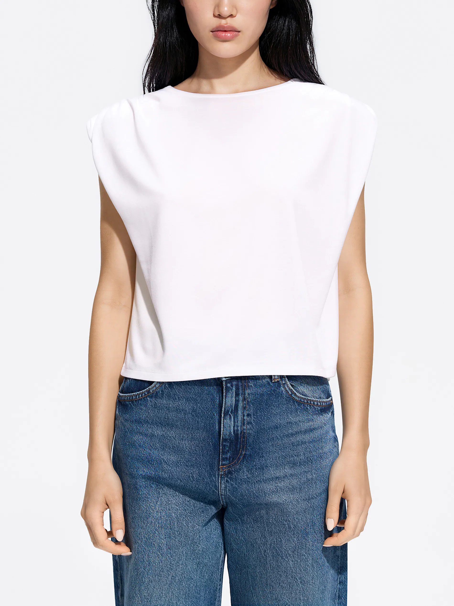 Kurzes Top aus Modal