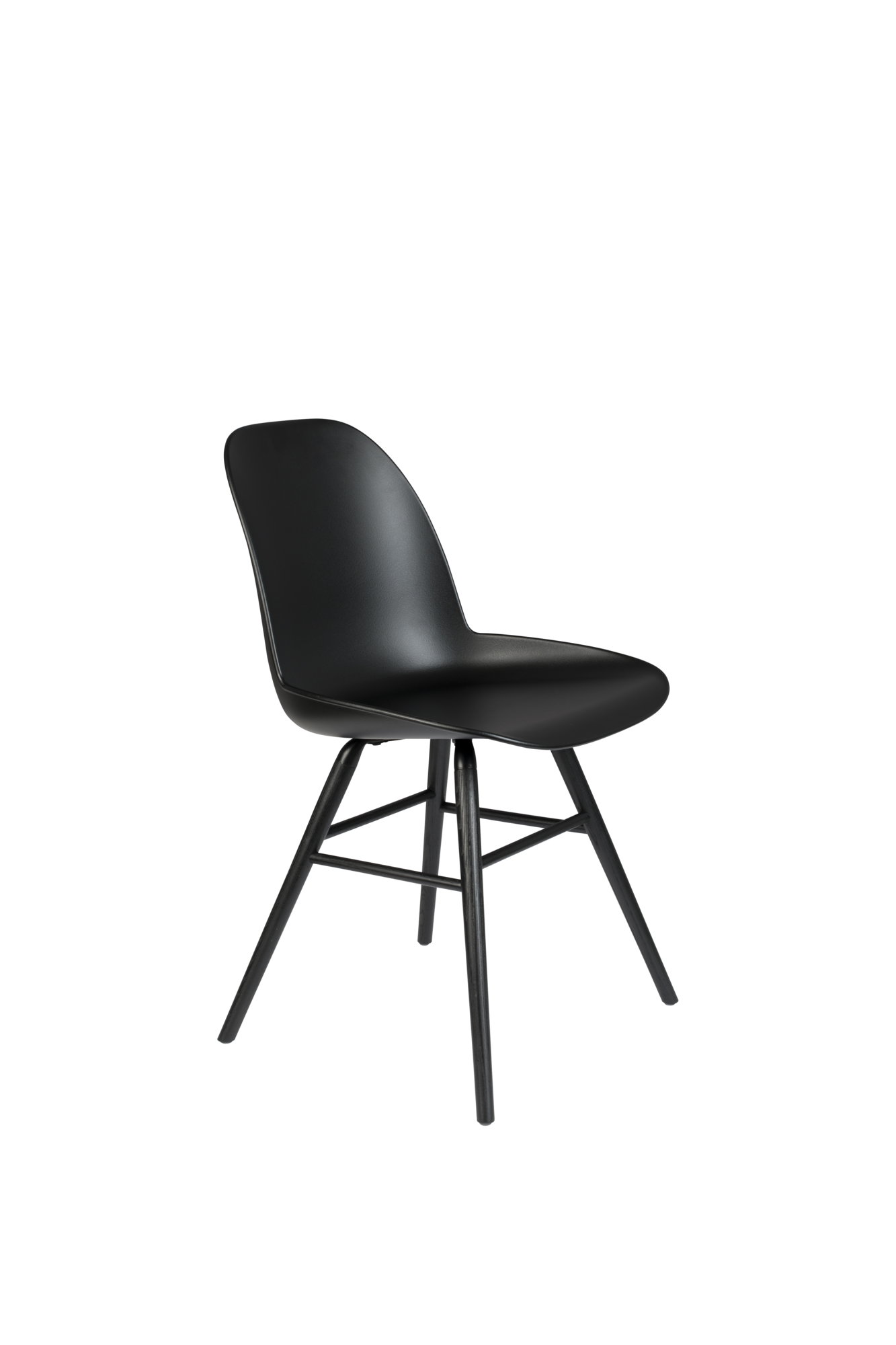 Eetkamerstoel Albert Kuip zwart - set van 2