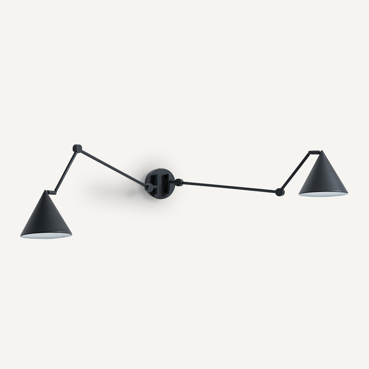 AM.PM<br>Luminária de parede articulada, 2 braços, Moke
