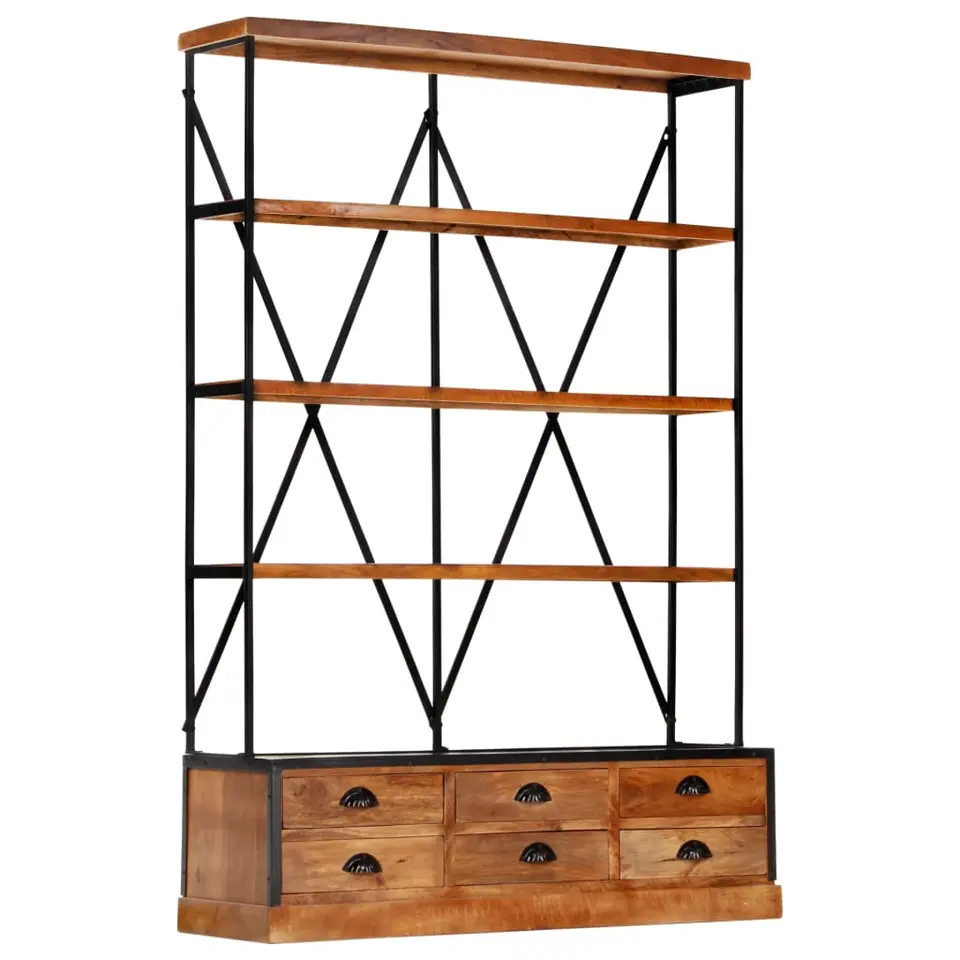 vidaXL - Boekenkast - Bruin - Hout