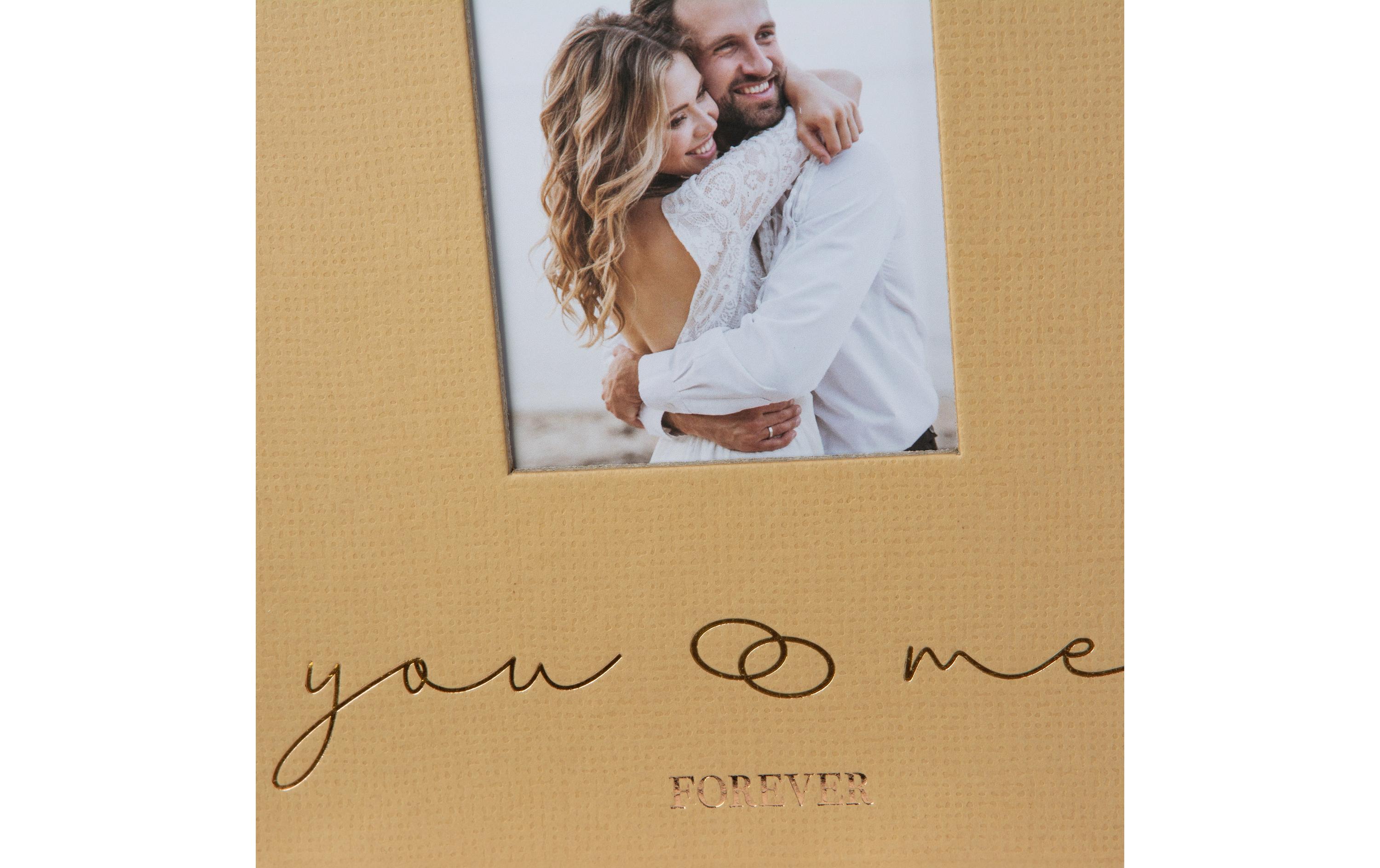 Foto-Gästebuch you & me 29 x 23 cm, 50 Seiten, BraunNotizbuch, Ordner und Fotoalbum in einem