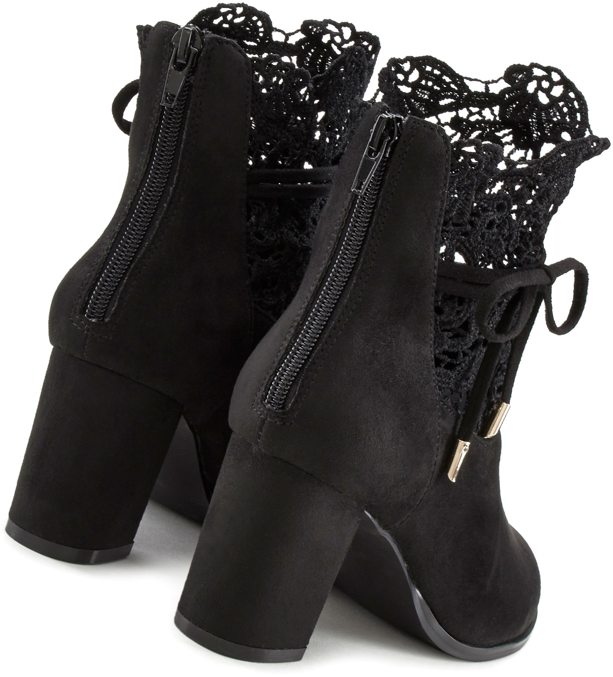 LASCANA High-Heel-Stiefelette in schwarz