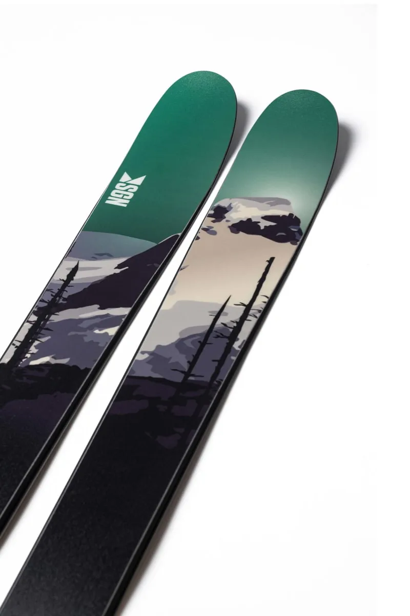 SGN Skis SGN skis Frikar Green artwork