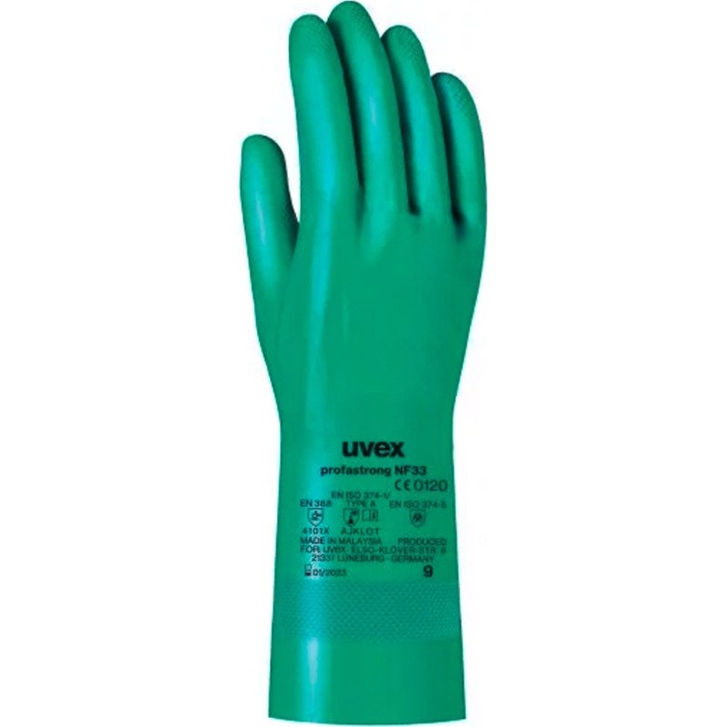 Gants de protection chimique Uvex Profastrong NF33 - La paire