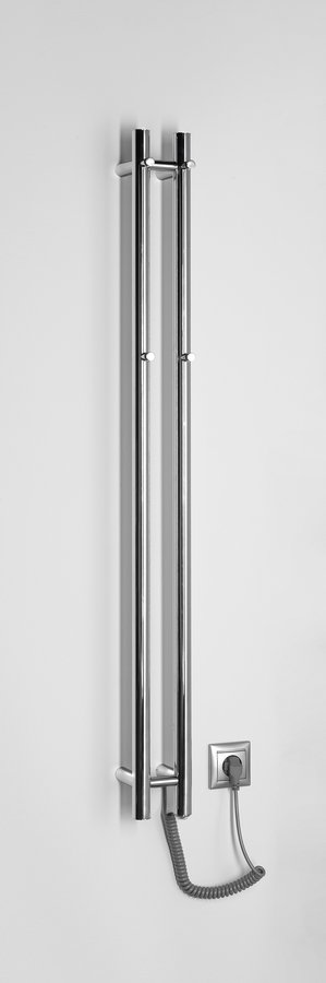 Sapho Papinado elektrische handdoekradiator 10.9x120cm chroom 40W