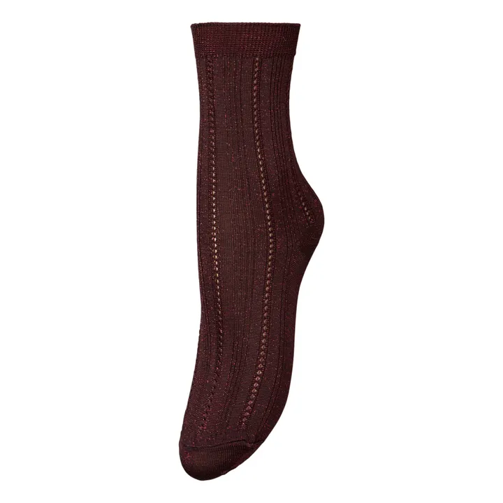 Becksöndergaard Chaussettes Drake Glitter | Bordeaux