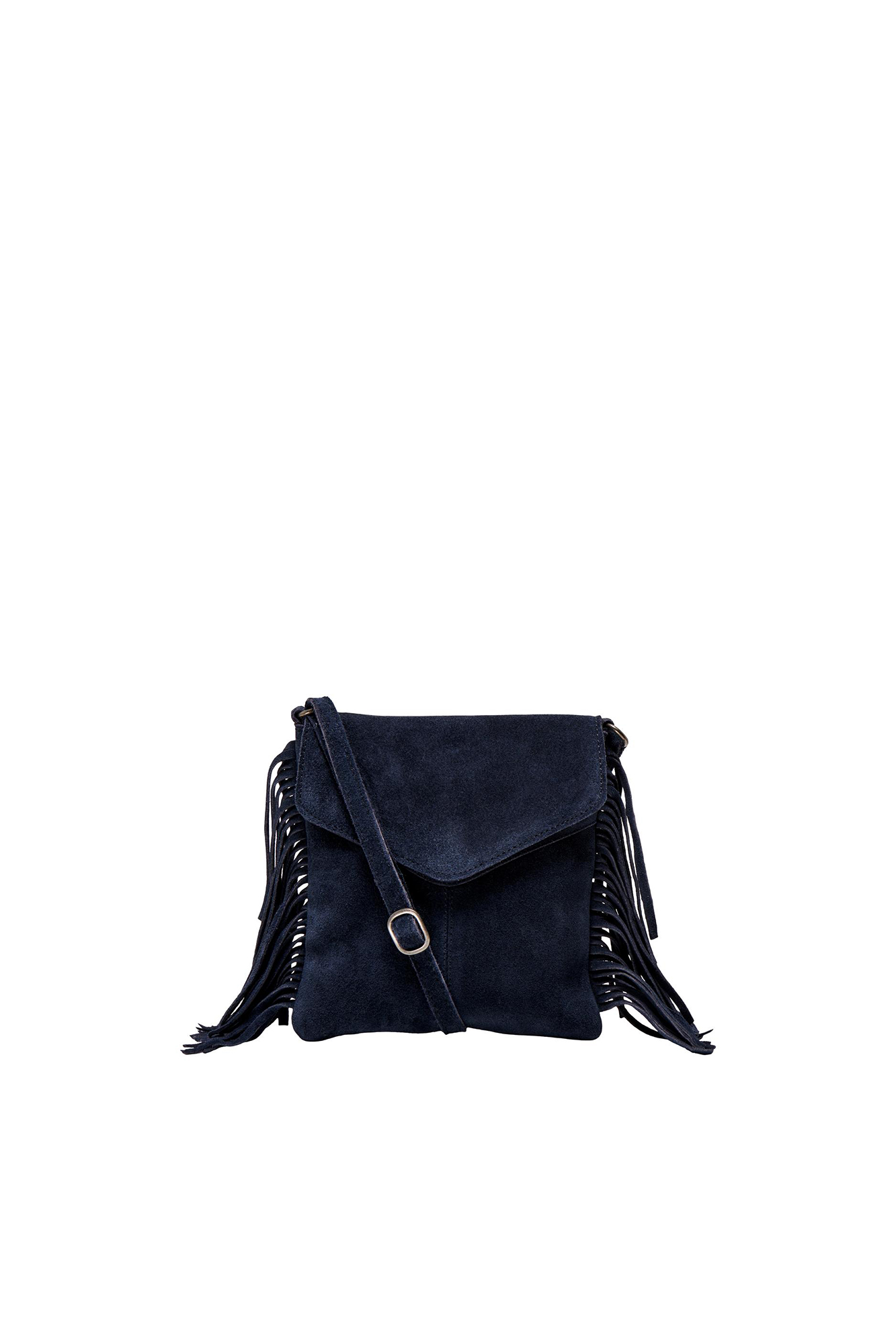 Bolsa transversal de couro