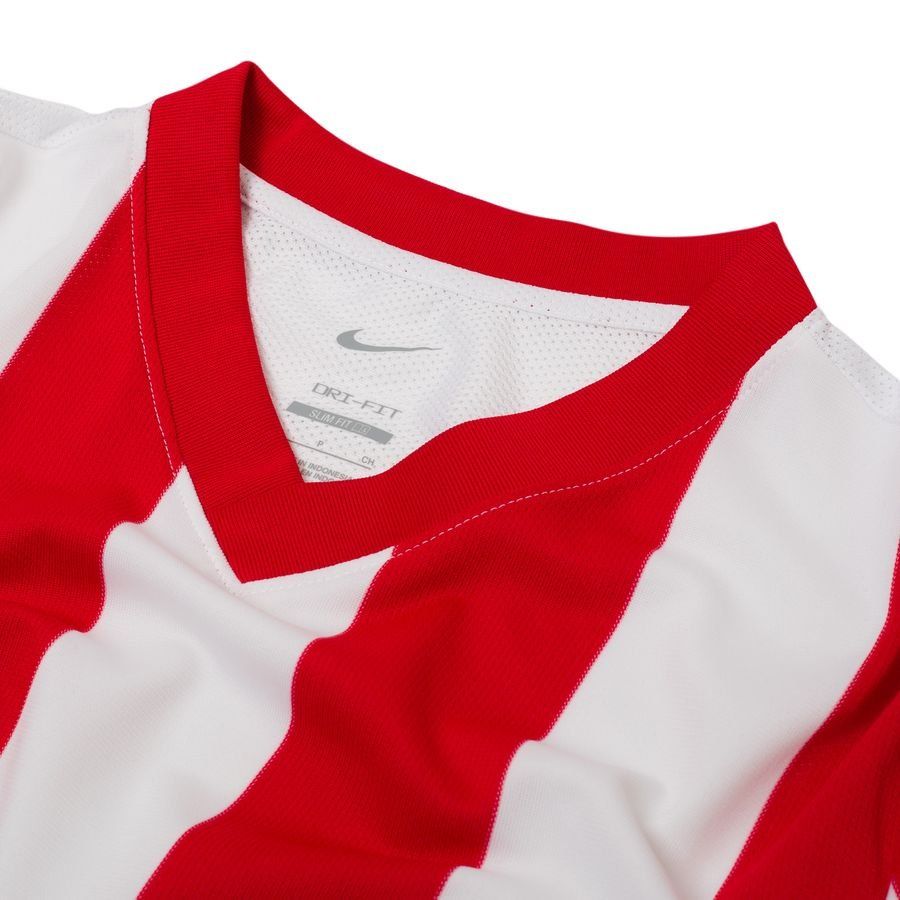Nike Maillot Dri-FIT Striped Division V - Blanc/Rouge/Noir