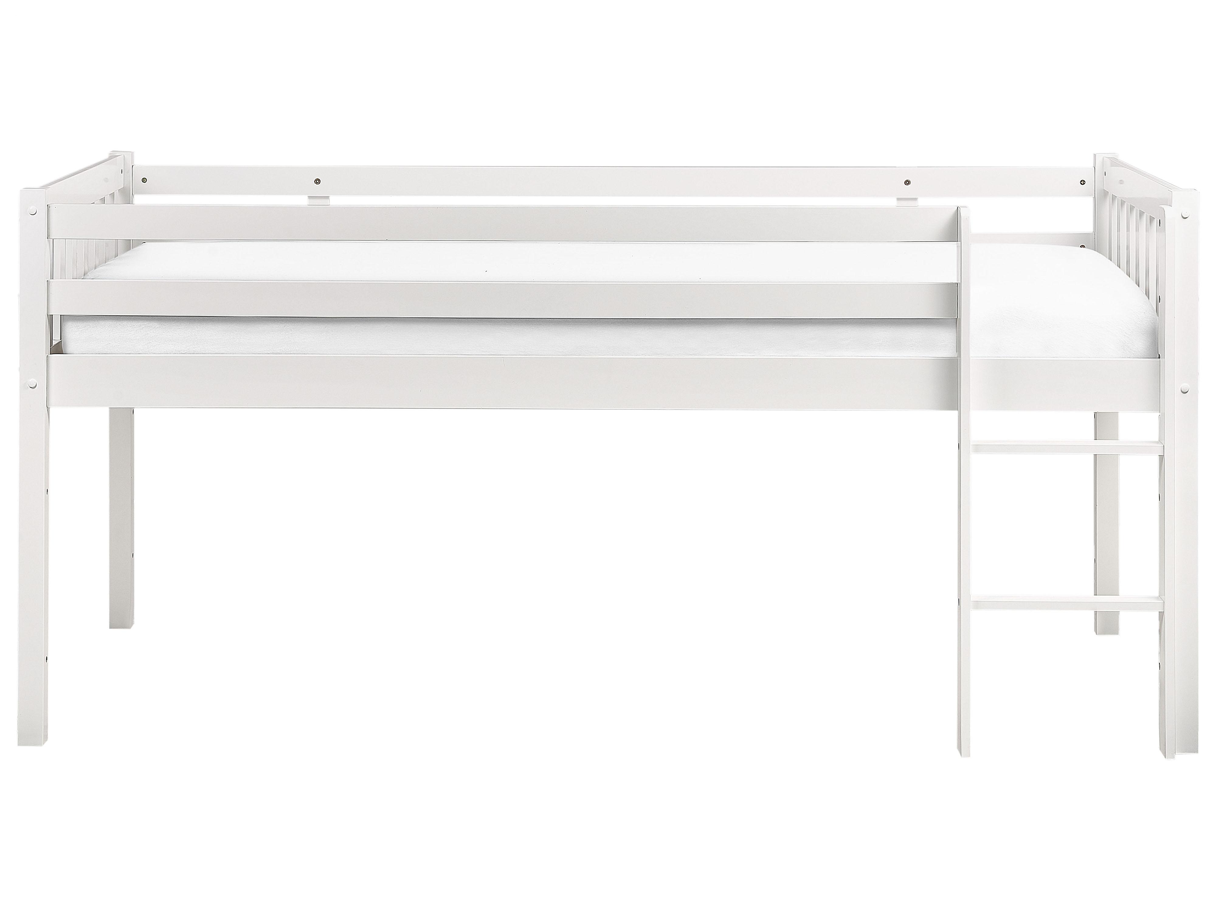 Verhoogd bed Hout PEIPIN 90 x 200 cm Wit