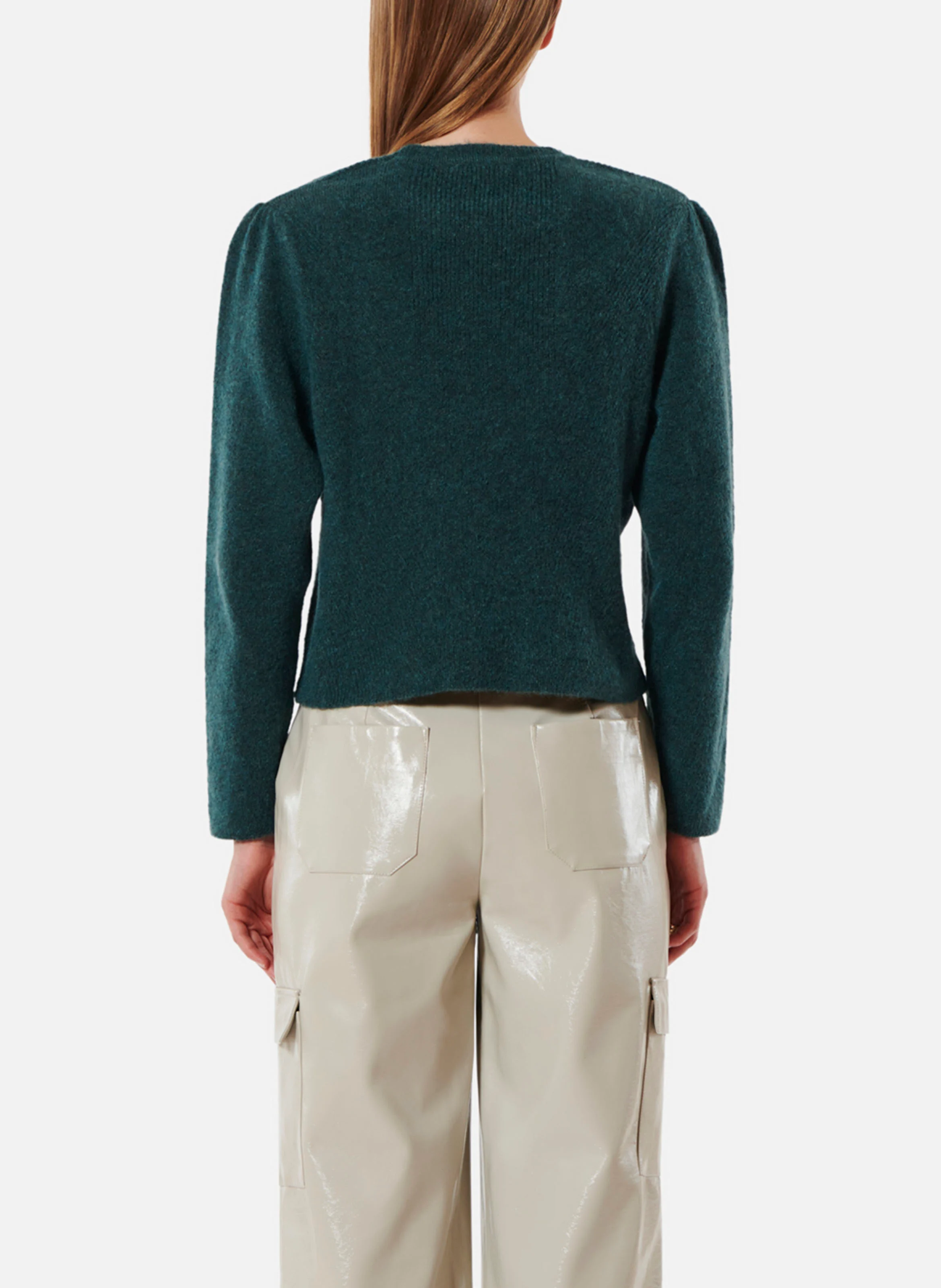 LOUIS - Pull col rond en laine mélangée | Bleu