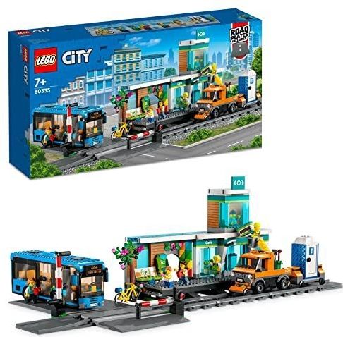 LEGO - City Trains - Treinstation Set - Kleur Multicolor - Materiaal Kunststof