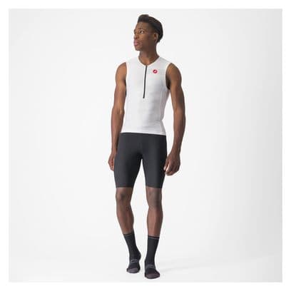 Maillot Sans Manches Triathlon Castelli Free Tri 2 Blanc