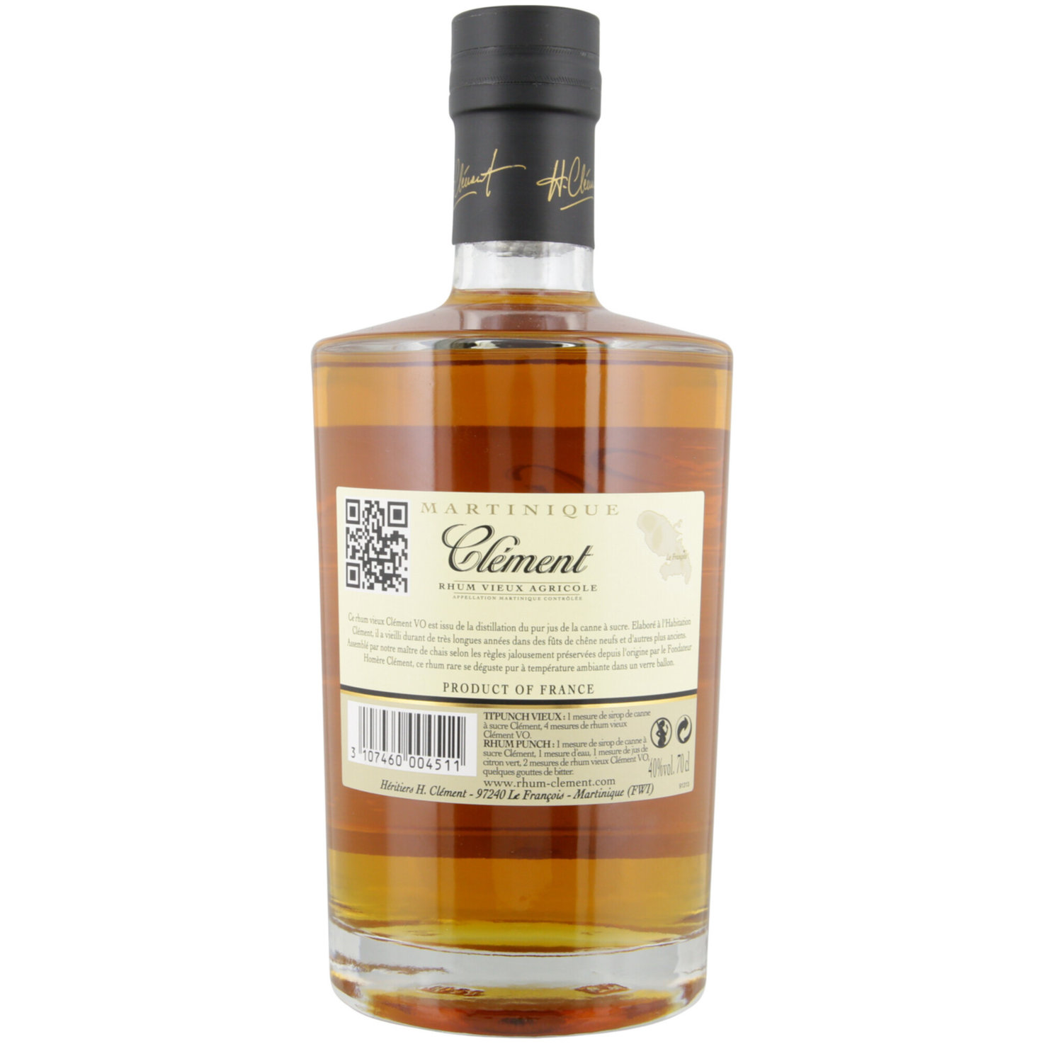 Clément V.O Rhum Martinique AOC -70cl