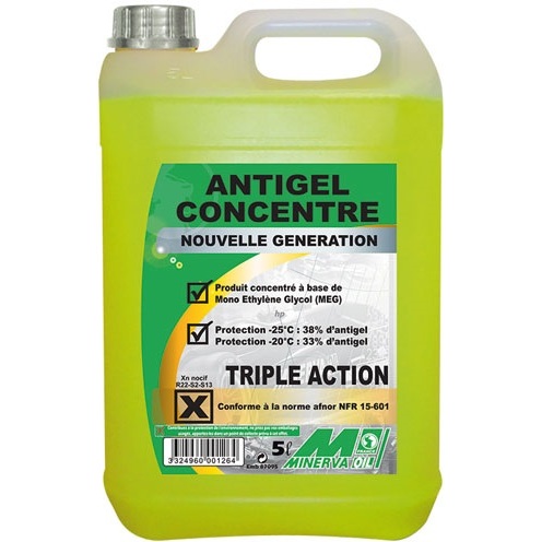 Antigel concentre 5l minerva