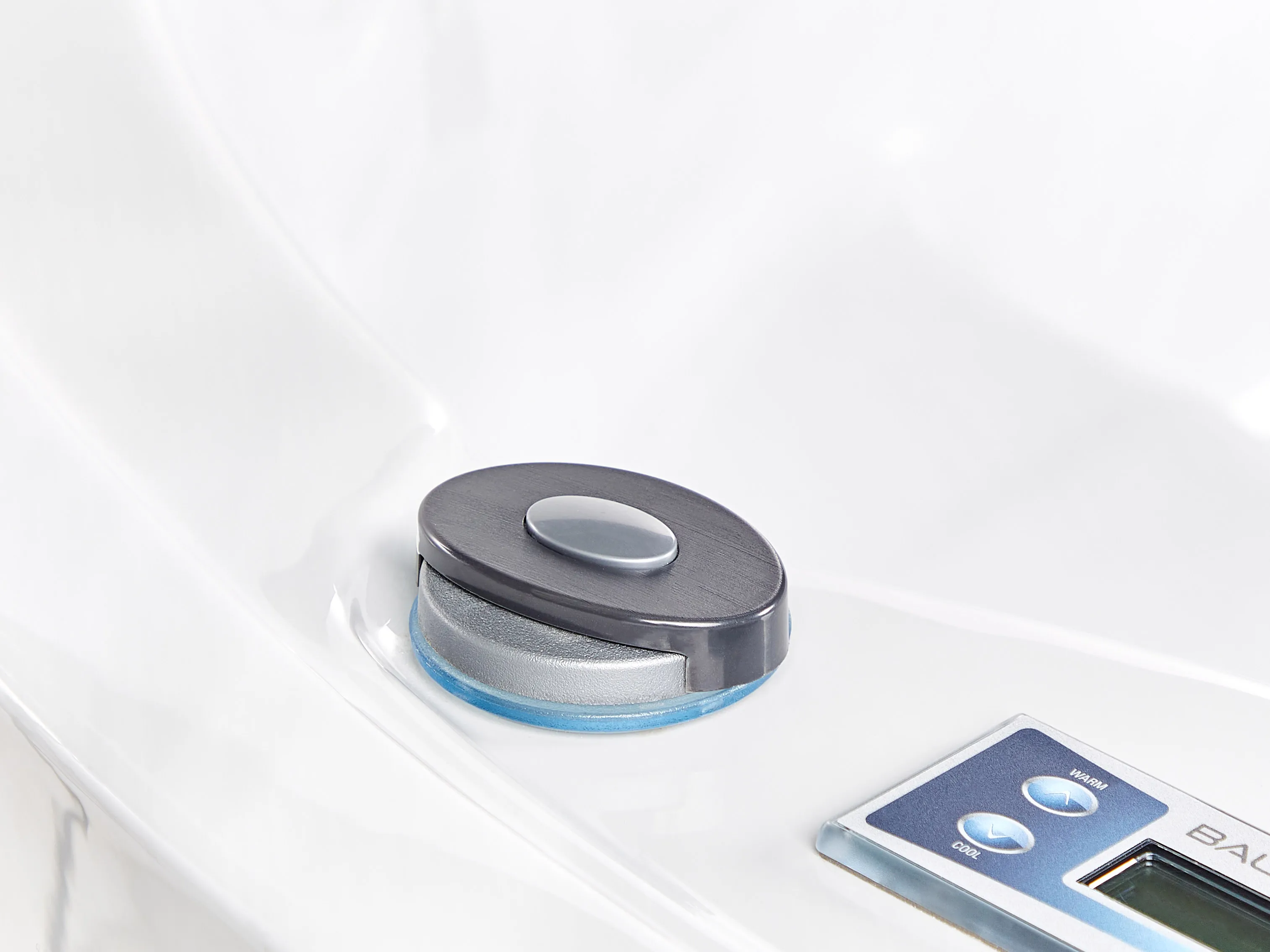 Buiten hottub met LED MARFIL Wit