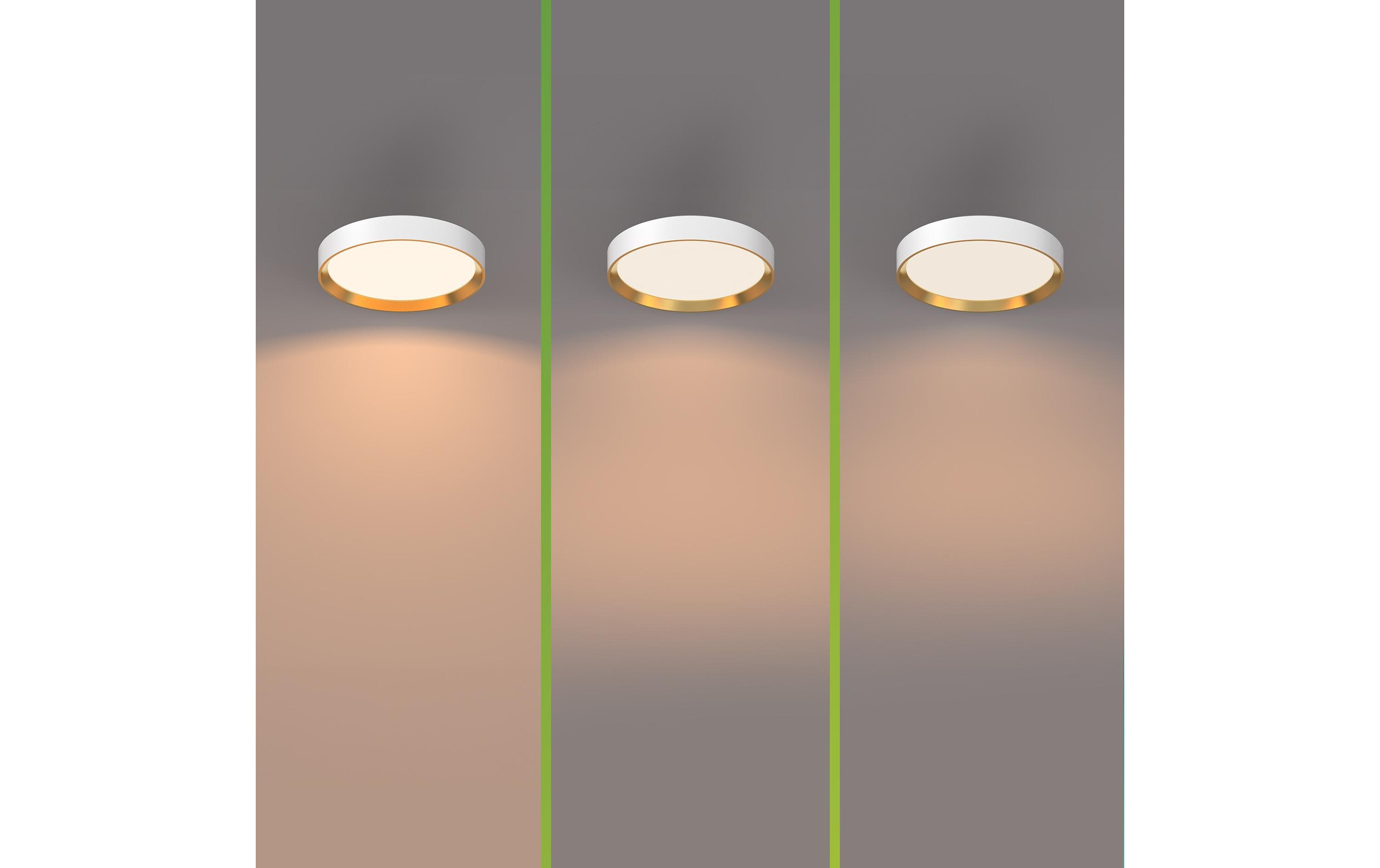 Deckenleuchte Hanno SceneSwitch 2700K, 2700 Lm, Weiss-GoldDeckenleuchte im modernen und schlichten Design