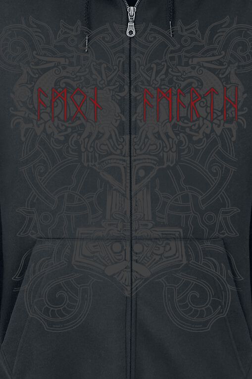Viking Horde | Amon Amarth Sweat-shirt zippé à capuche