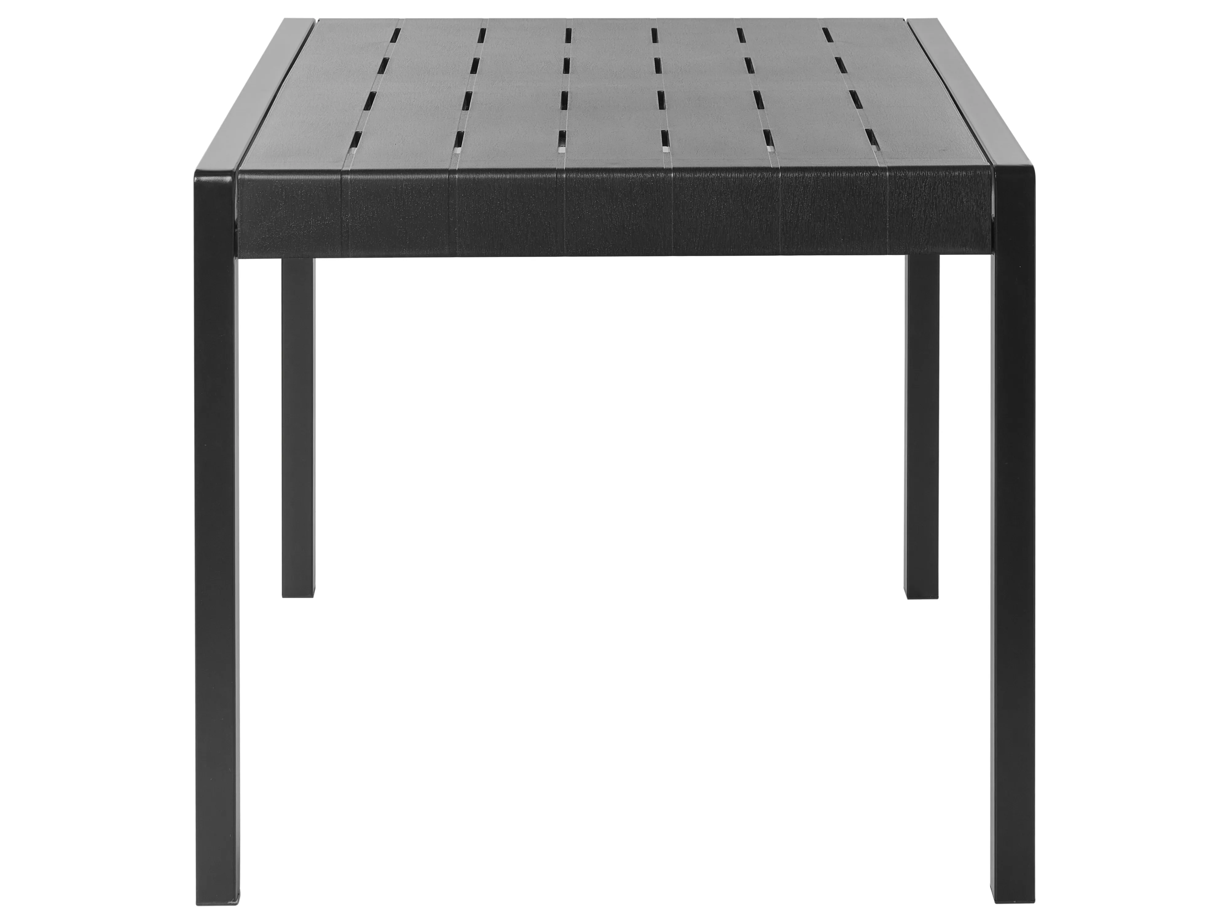 Tuin eettafel BARTICA 81 cm 84 cm Zwart