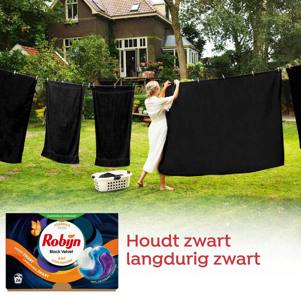 3-in-1 wascapsules Black Velvet - 3 x 26 wasbeurten - 78 wasbeurten