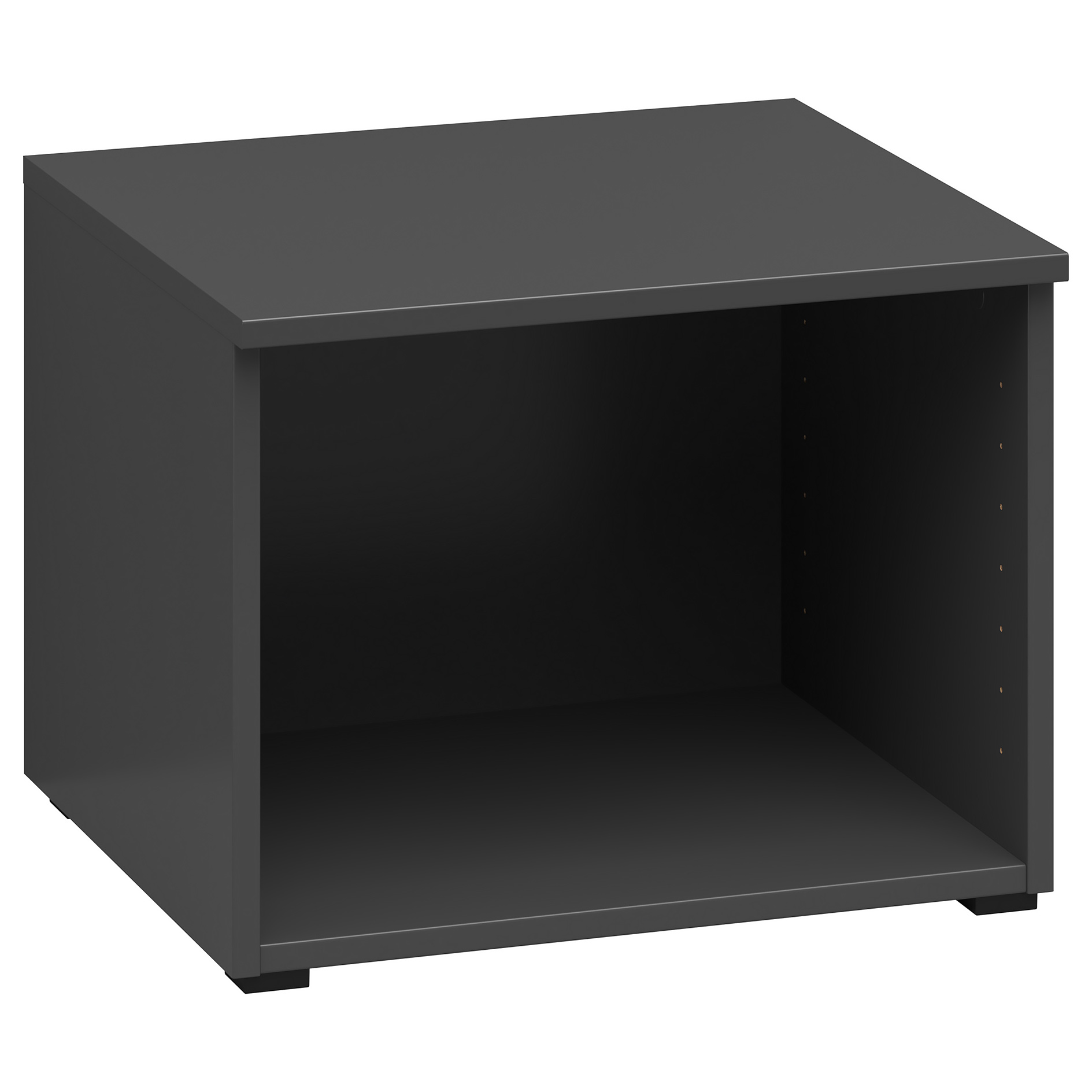 Aufsatzelement - auch hängend verwendbar - anthrazit - Breite 45 cm