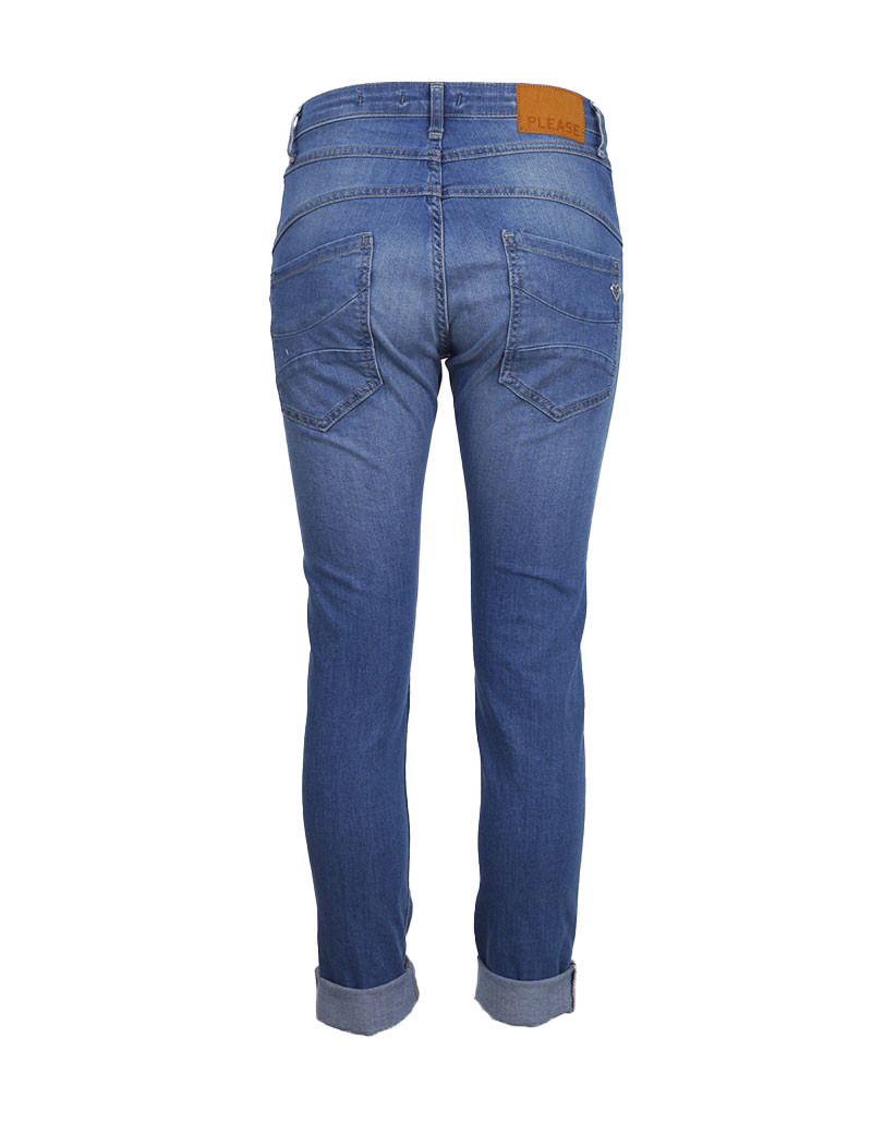 PLEASE JEAN FEMME P78 BLEU DENIM