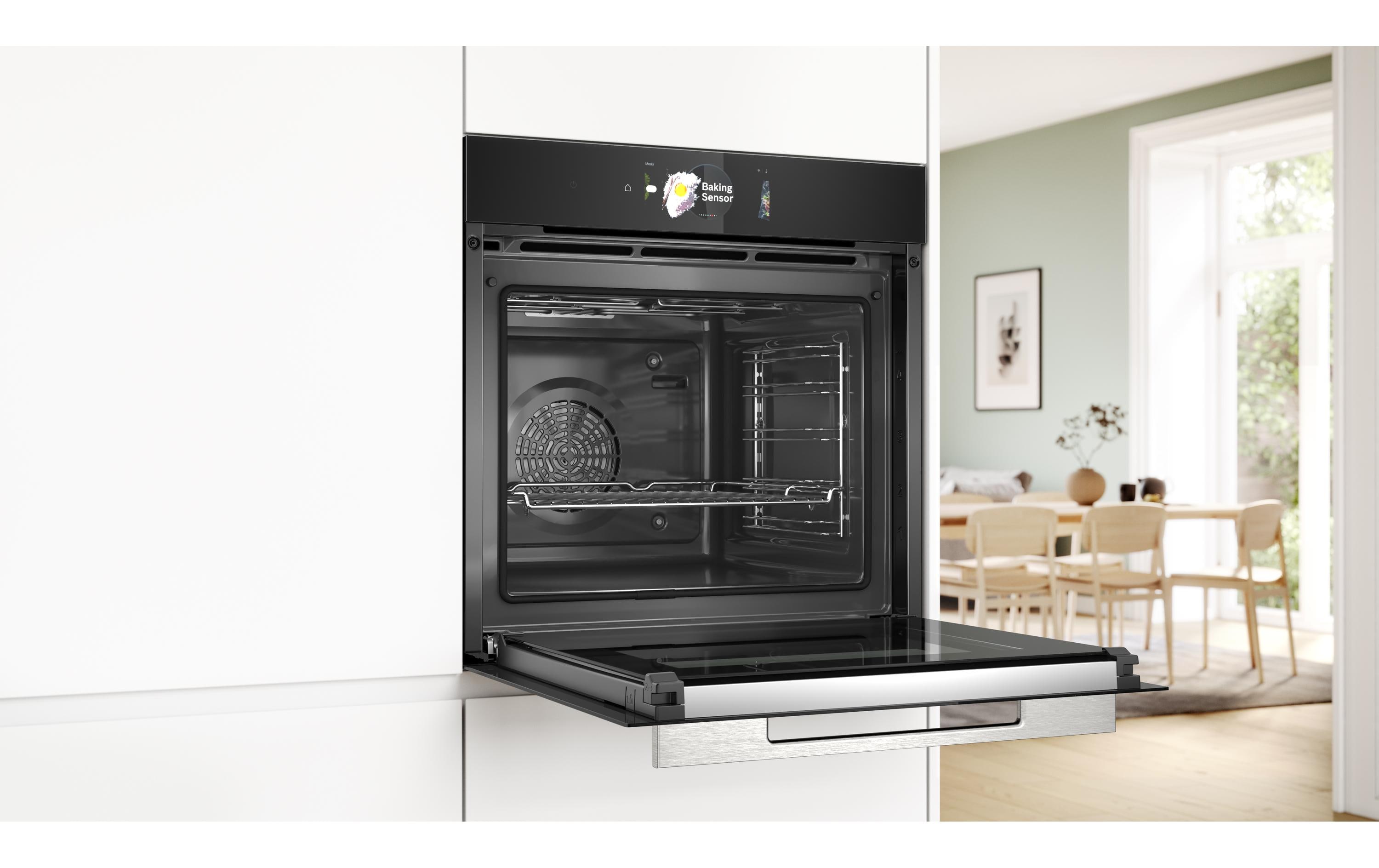Einbaubackofen HBG7784B1 Schwarz A+<br>Backofen für den Einbau