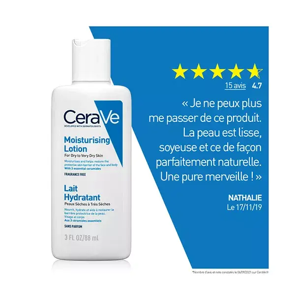 Loção Hidratante Facial e Corporal CeraVe 88ml