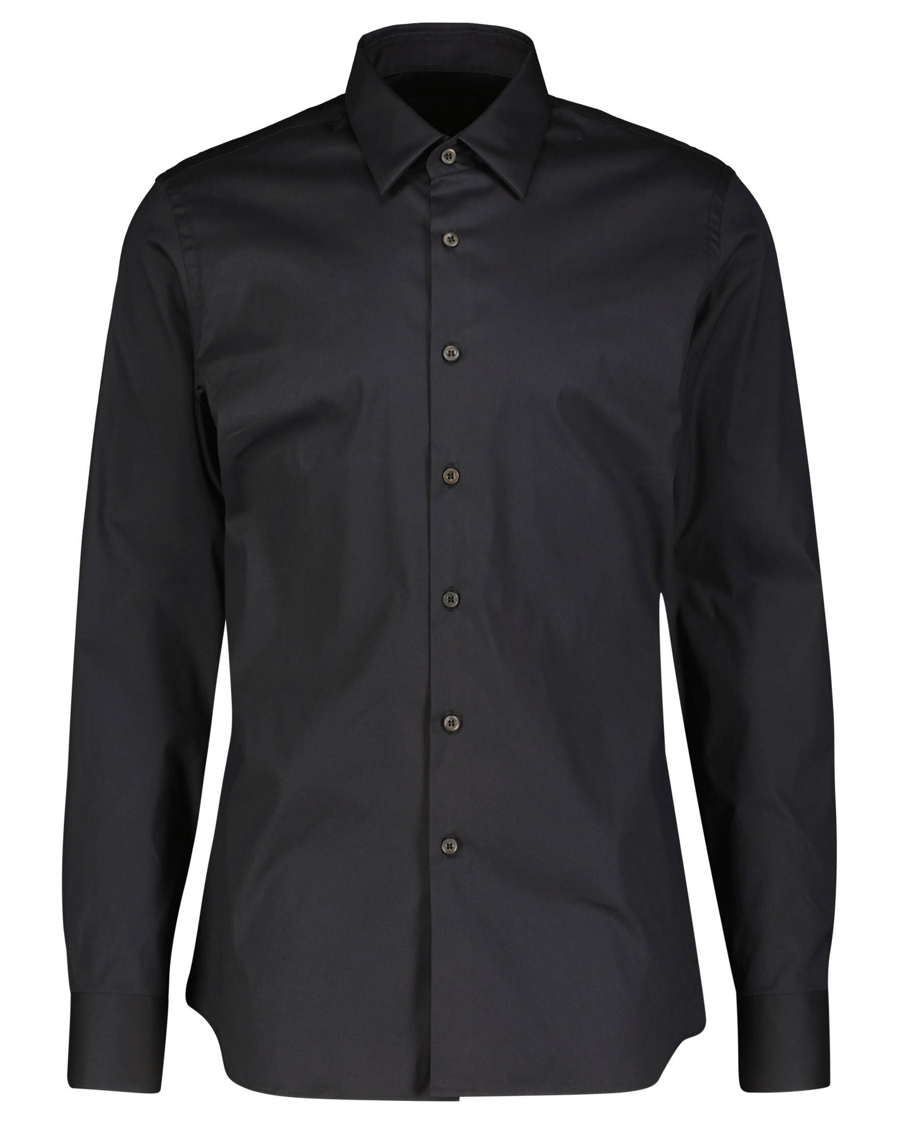 Prada| Herren Hemd aus Stretch-Popeline Slim Fit