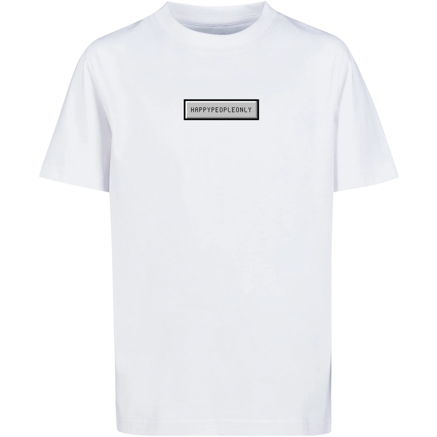 F4NT4STIC T-Shirt SIlvester Party Happy People Only weiß