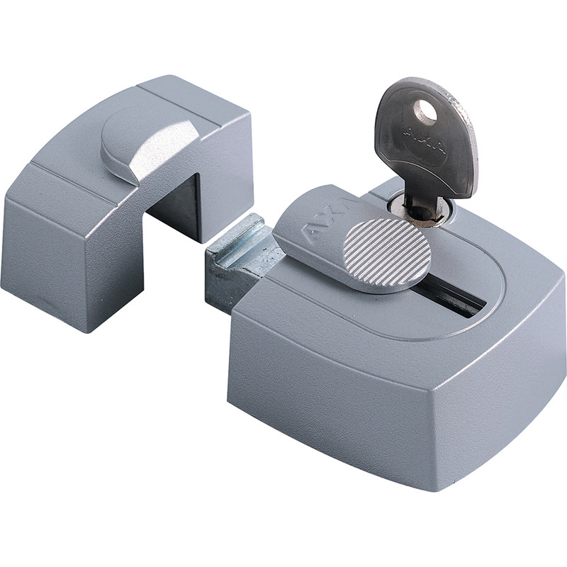 AXA 3015 oplegslot SKG* Zilver