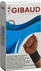 GIBAUD Handgelenkbandage anatomisch Grösse 3 schwarz, 17-19 cm