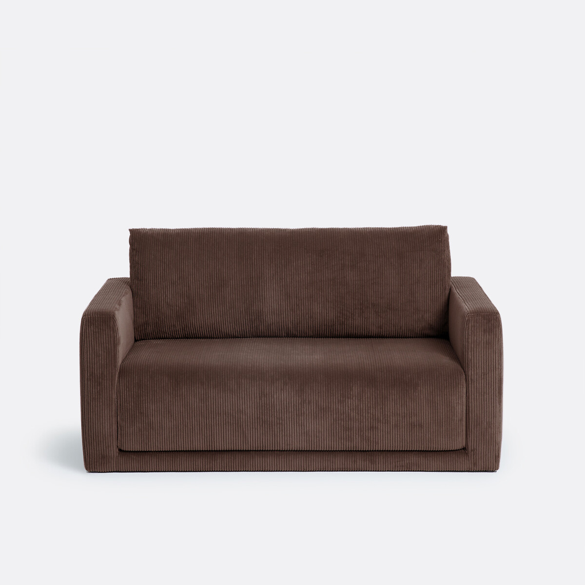 LA REDOUTE INTERIEURS<br>Sofá cama 2 lugares ribfluweel Hani