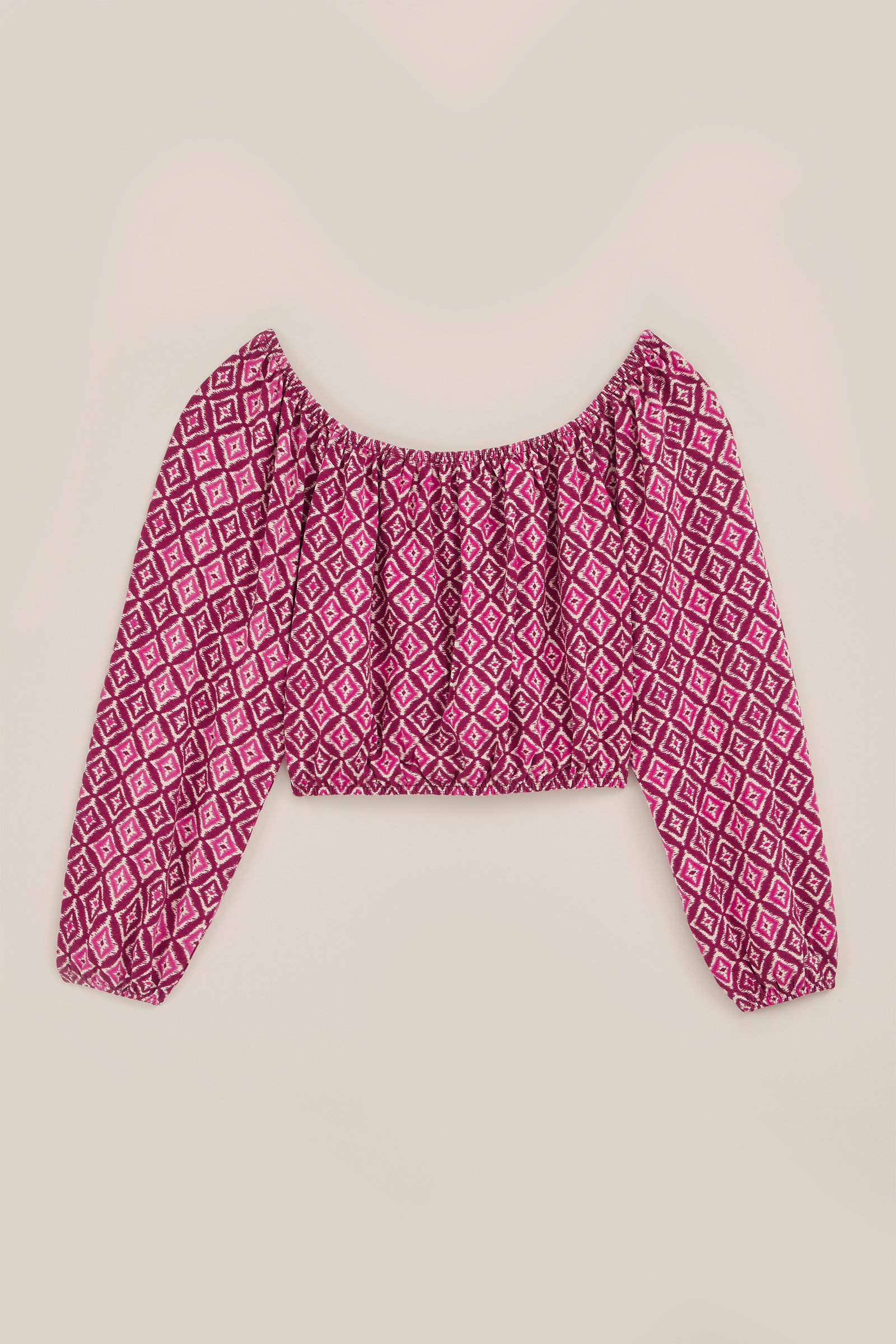 Meisjes T-shirt met opdruk WE Fashion Roze