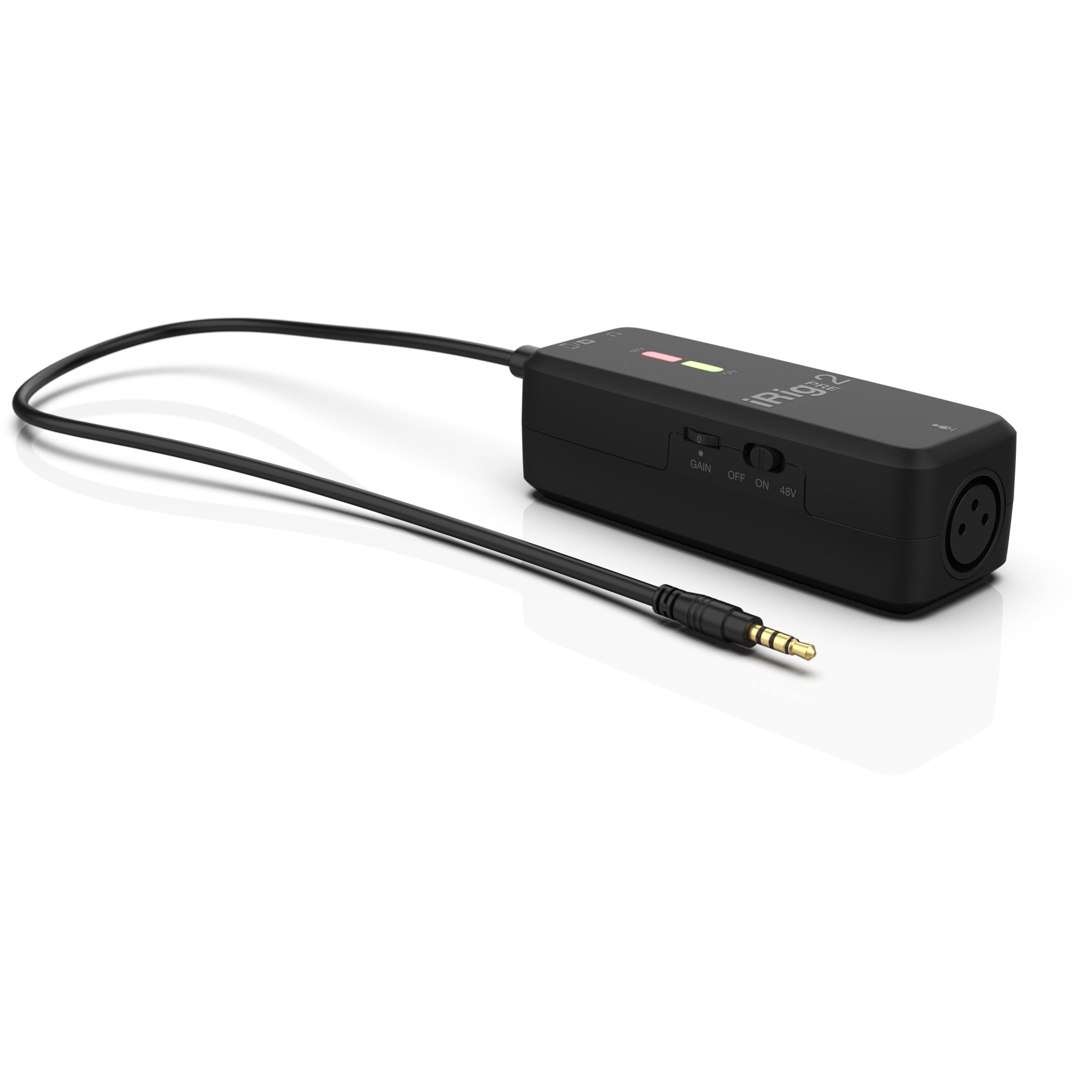 IK Multimedia iRig Pre 2 microfoon interface/preamp voor iOS en Android