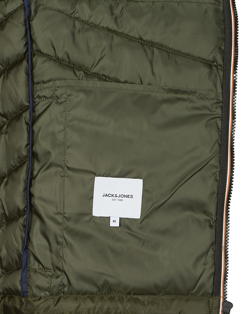 Jack & Jones - JJEHERO BODYWARMER COLLAR - Kaki