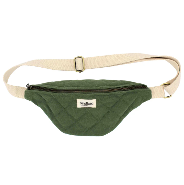 Sac banane matelassé Olivia Olive