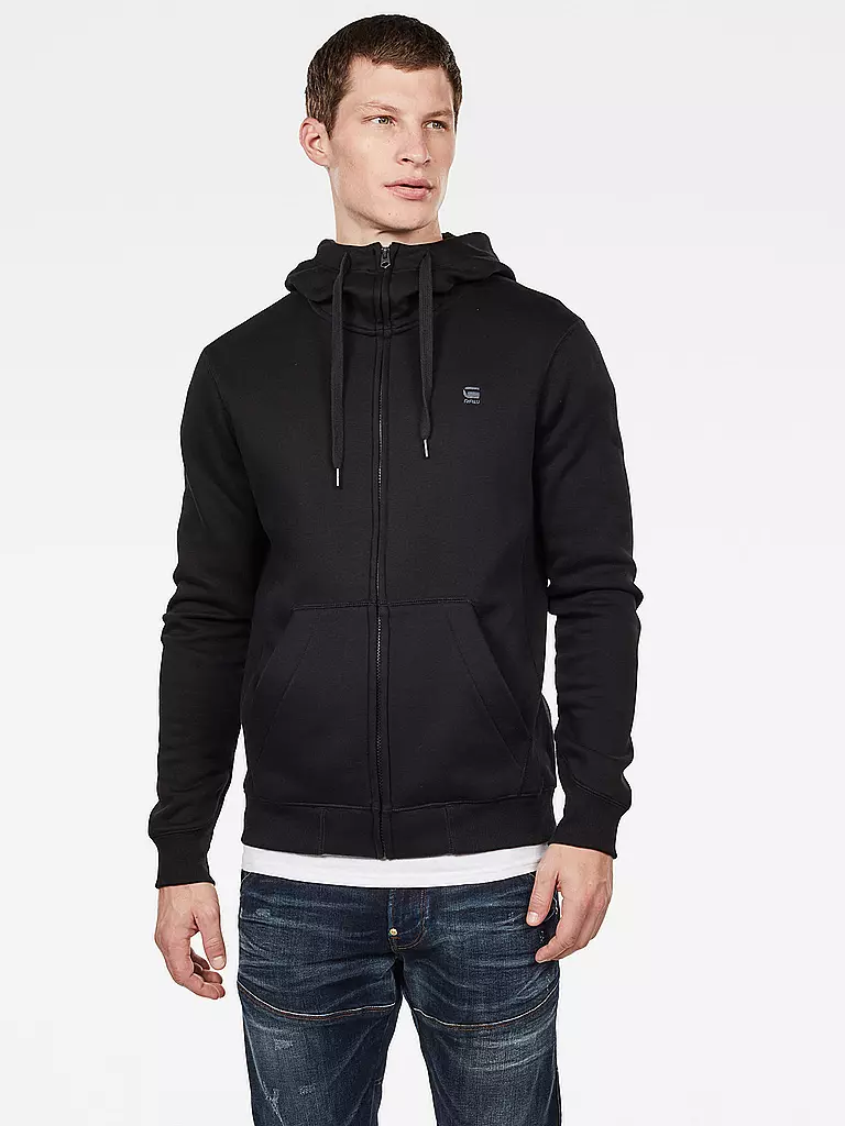 G-STAR RAW Sweatjacke  schwarz