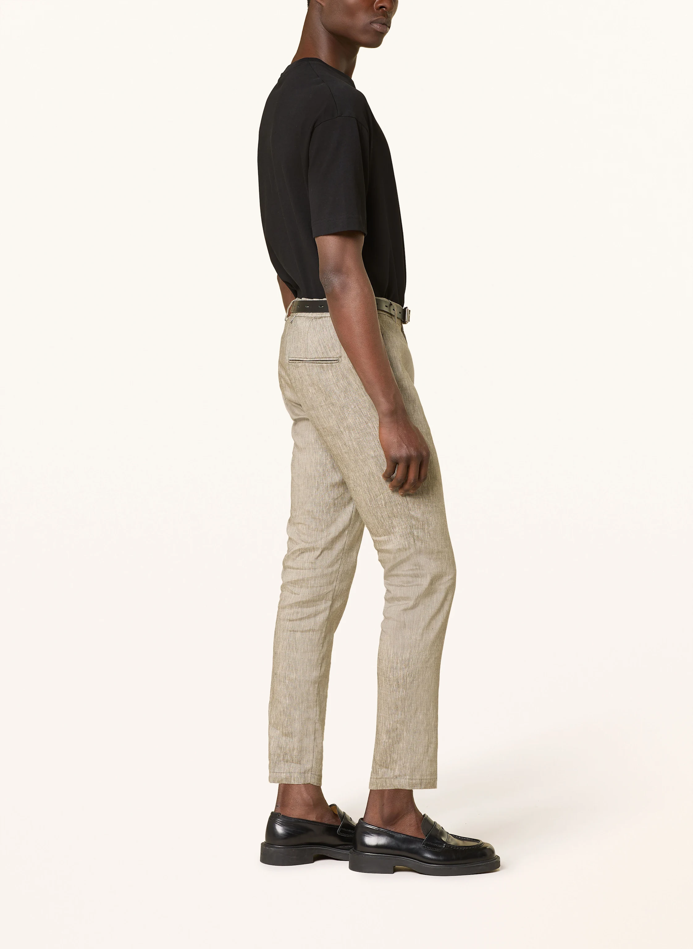 DRYKORN Anzughose AJEND Extra Slim Fit mit Leinen