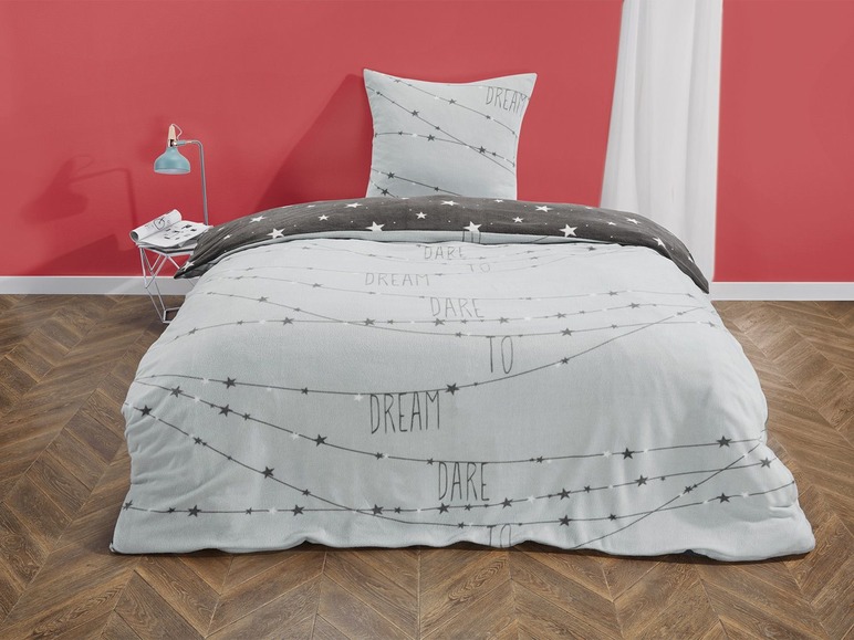 Fleece dekbedovertrek 140 x 200