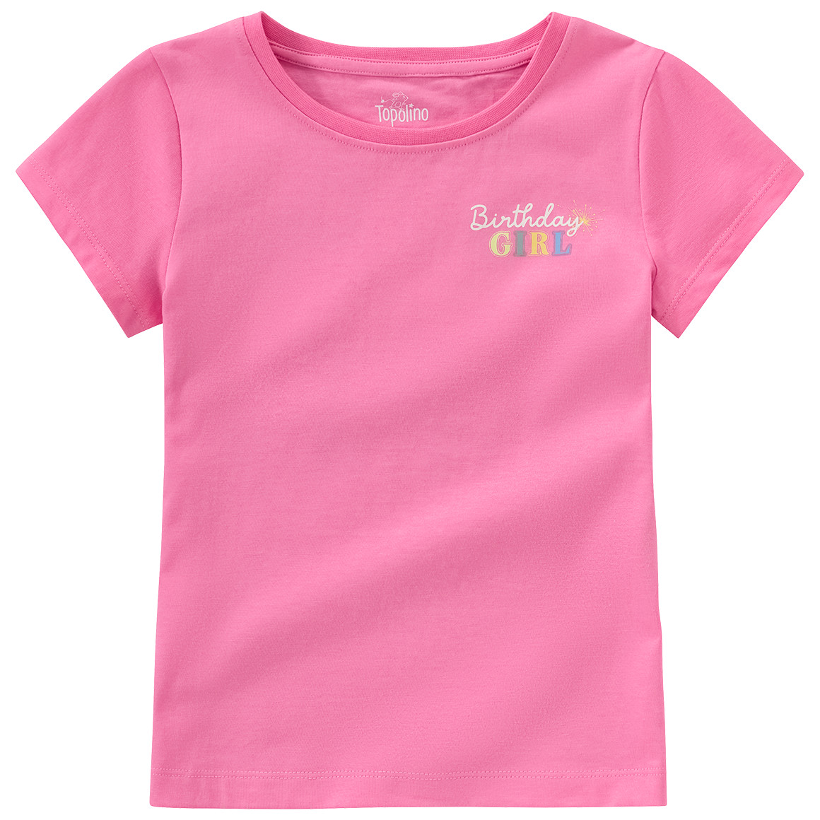 Topolino Mädchen T-Shirt mit Rücken-Print pink