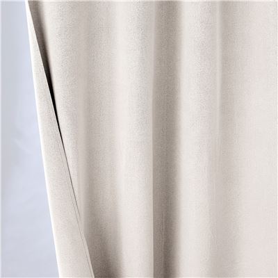 Rideau occultant thermique toucher tissu double face