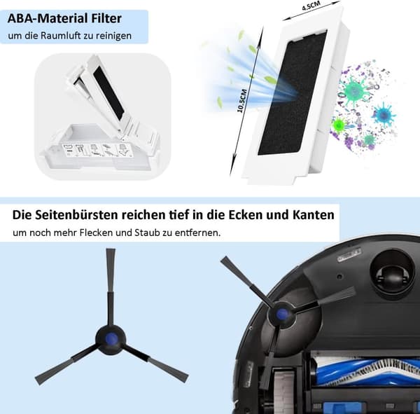 INF Reservedeler til Ecovacs Deebot T30 Omni, T30 Pro Omni, T30 Max