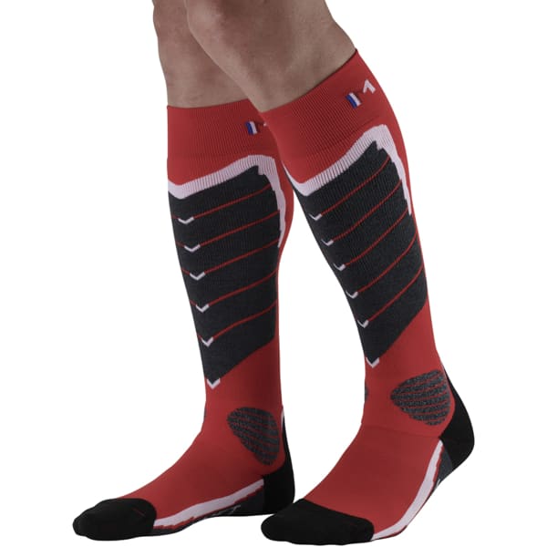 Chaussette de ski MONNET MI-BAS ACCESS ROUGE