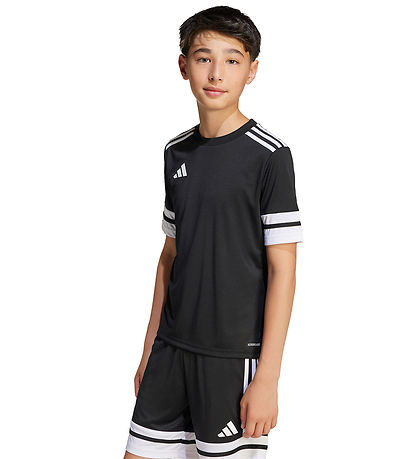 adidas Performance T-Shirt - SQUA25 JSY Y - Schwarz/Weiß