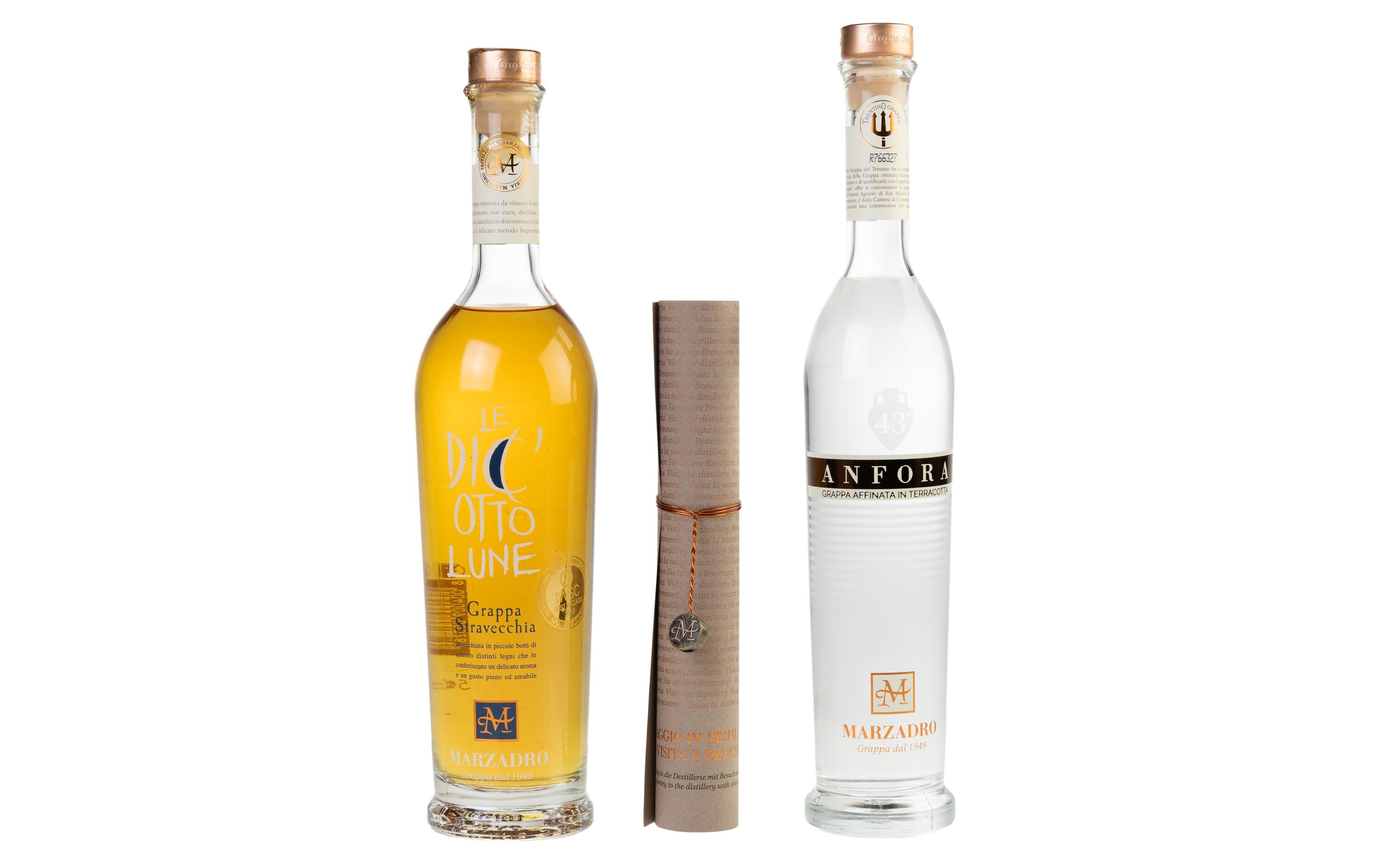 Geschenkset Grappa Confezione Viaggio Nr.4 0.85 lWürziger Grappa aus Italien