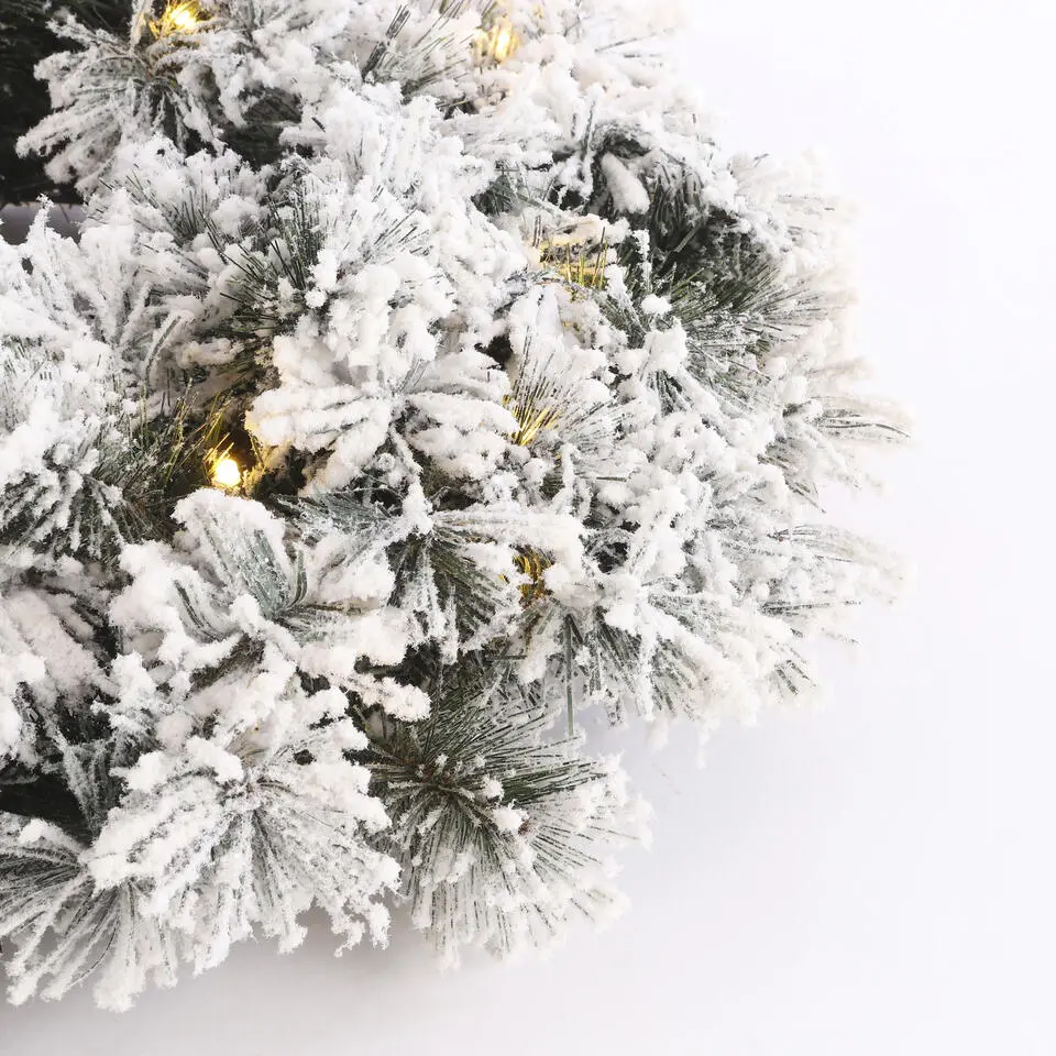 Black Box Trees Dinsmore Kerstkrans - LED - Ø60 cm - Frosted Green