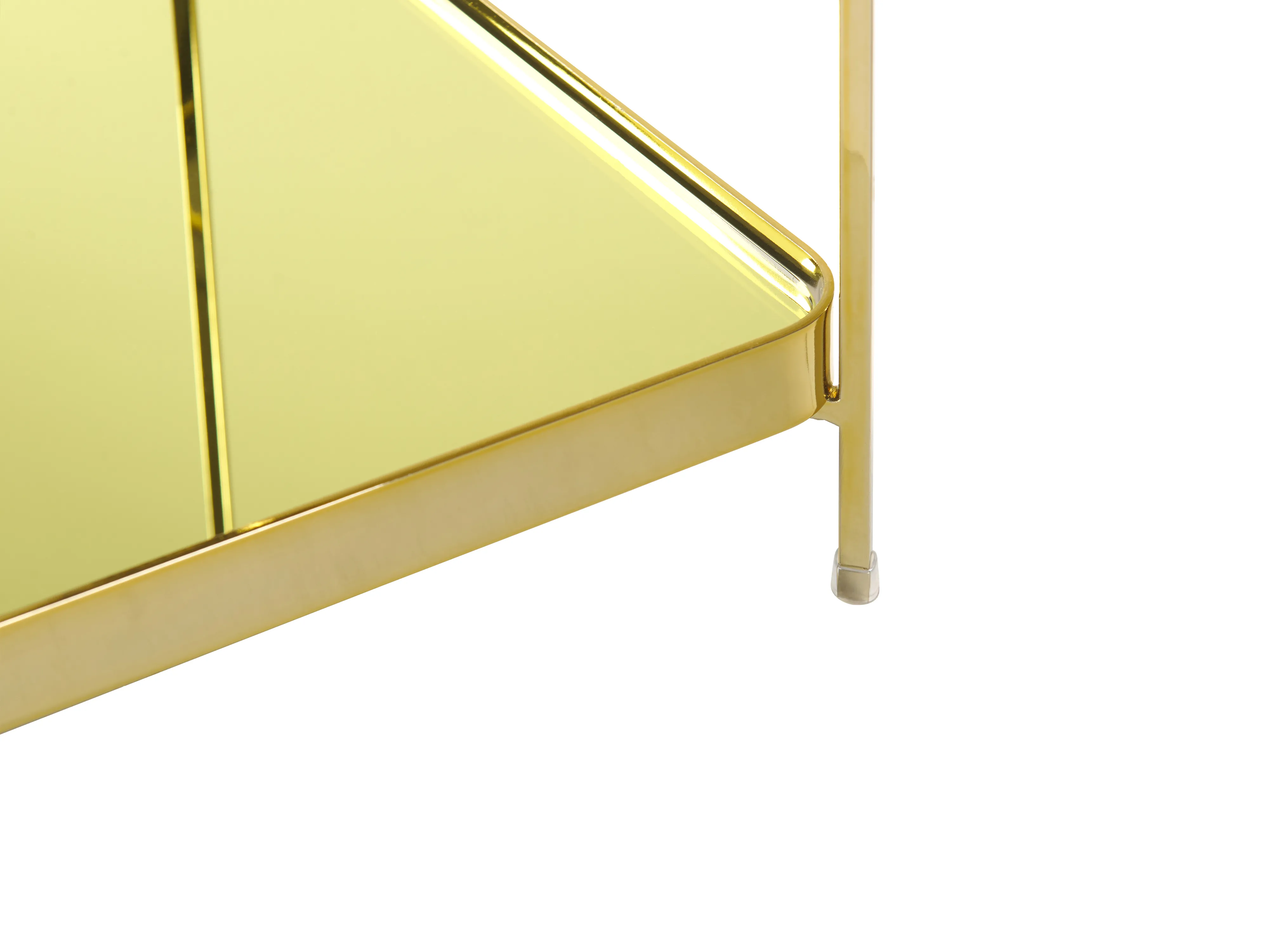 Bijzettafel ALSEA Veiligheidsglas Goud