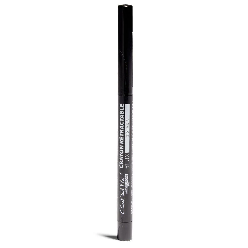 Crayon yeux rétractable N°01 noir